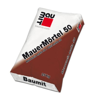 Baumit Murovacia malta MauerMortel 50  25kg/bal.