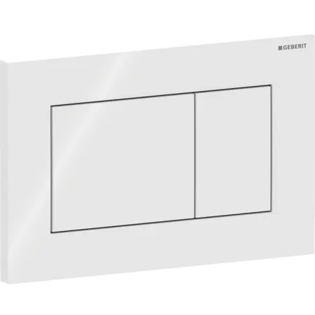 Geberit Sigma01 Square ovládacie tlačidlo biele 115.660.11.1