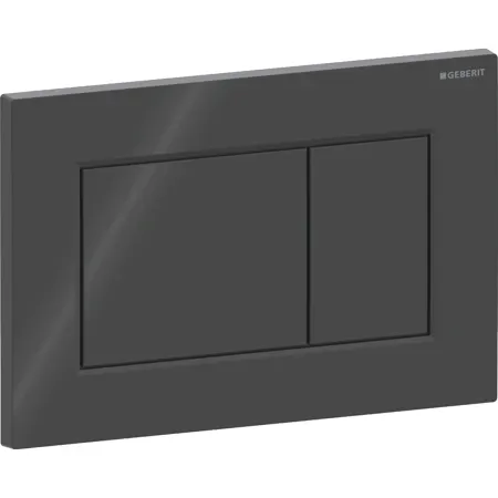 Geberit Sigma01 Square ovládacie tlačidlo čierna lesklá 115.660.DW.1