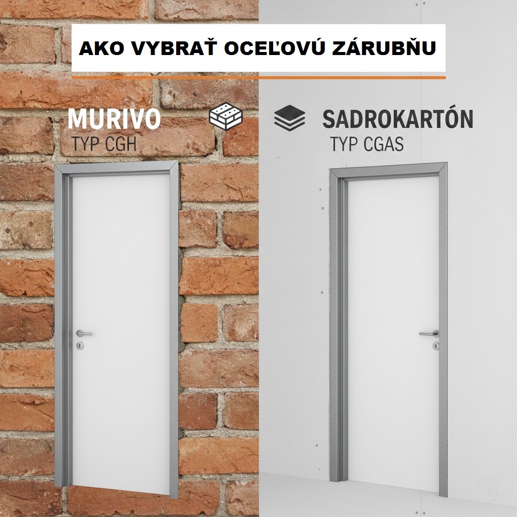 Ako vybrať správnu oceľovú zárubňu? CGH vs. CGAS