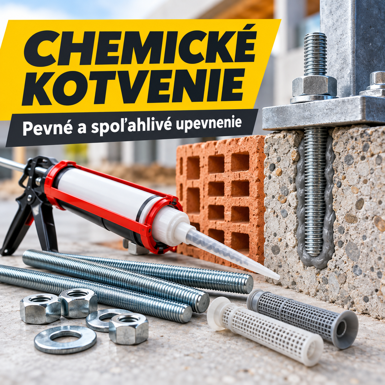 Chemické kotvenie a upevňovacia technika vo Zvolene - Technik ZV